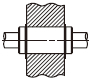 Linear bushing with dowel hole Housing unit Wide square type Usage method