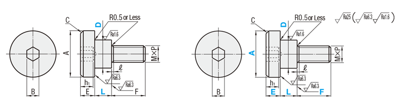 [Clean & Pack]Fulcrum Screw - Hex Socket: Related Image