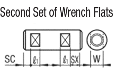 Shaft - Both Ends Tapped with Cross-Drilled Hole / Wrench Flats, Related Image 4_Alteration Details