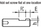 Shaft - One End Tapped with Cross-Drilled Hole / Wrench Flats, Related Image 2_Alteration Details