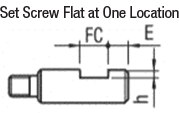 Shaft - One End Threaded with Cross-Drilled Hole / Wrench Flats, Related Image 2_Alteration Details