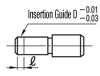 [Clean & Pack]Locating Pin - Large Head, Tapered, Taper Angle Configurable, Tolerance Selectable, Press Fit: Related Image