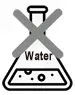 Do not directly contact water in operating environment