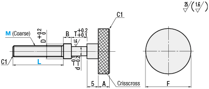 [Clean & Pack]Adjusting Bolts - Knurled Knob: Related image