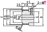 110300405850 Timing Pulleys S2M Type Shape K