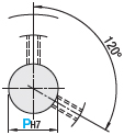 MISUMI timing pulley shaft bore P round hole and threaded hole specifications