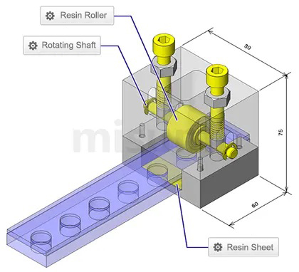 MISUMI Rotary Shafts With Retaining Ring Groove Full Range of Selections