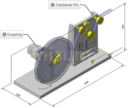 Cantilever Pins Threaded, Tapped, Standard Widely used in various industries of automation