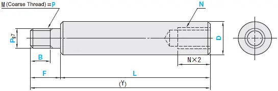 misumi Guide Shafts One End Threaded One End Tapped Product Introduction