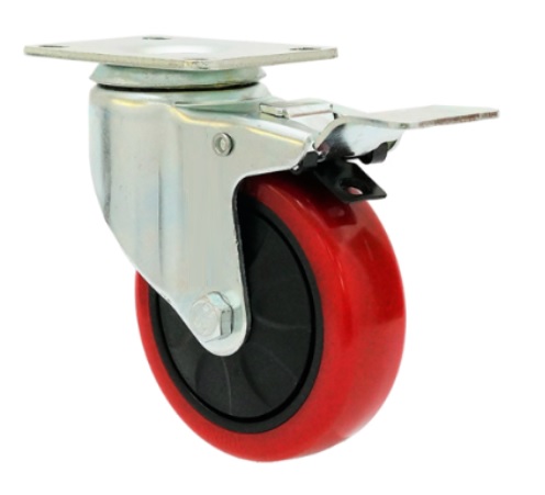 Economy Fixed Urethane Caster