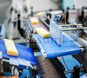 MISUMI belt conveyor used for food production