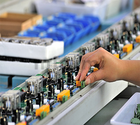 MISUMI belt conveyor used for electronic & electrical product production