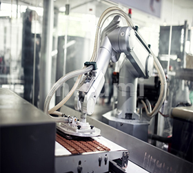 MISUMI belt conveyor works with robotic arms robot