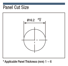 Illuminated Pushbutton Switch Mounting Hole Ø 16:Related Image