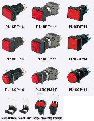 Illuminated Pushbutton Switch Mounting Hole Ø 16:Related Image