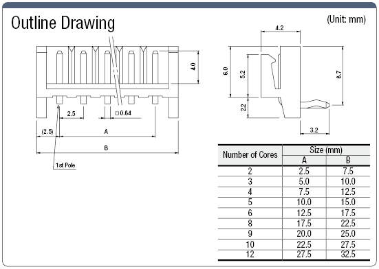 EH Connector Pin Header (Horizontal Mounting):Related Image