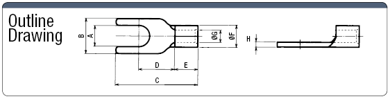 Y-Shaped Stripped Crimp Terminal (Value Product):Related Image