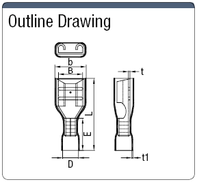 Female Plug Connection Terminal 250 Series (Value Product) (Insulated Fitting):Related Image