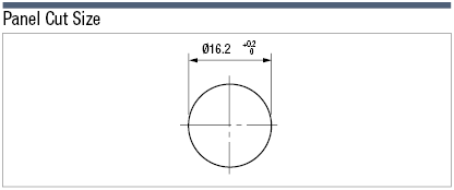 Illuminated Push-button Switch Mounting Hole Ø 16 (Value Product):Related Image