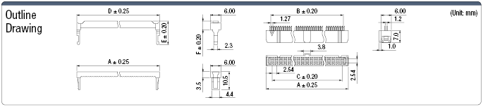 Low Cost Female MIL Connector Pressure Welding Contact Connector (without Lock):Related Image