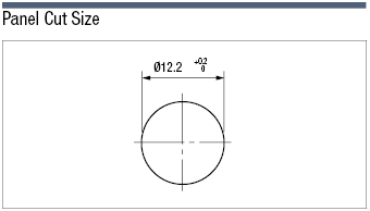 Illuminated Push-button Switch Mounting Hole φ12 (Value Product):Related Image