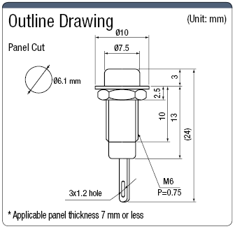 Ø 2 mm Pin Socket (Nickel-plated):Related Image