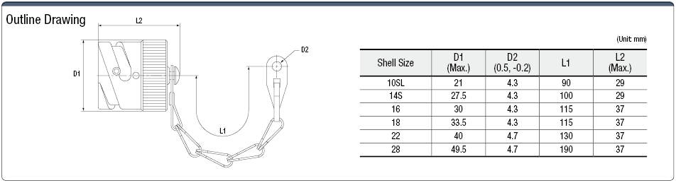 Bayonet, Water-Resistant Cap for MS Connector (For Plug):Related Image