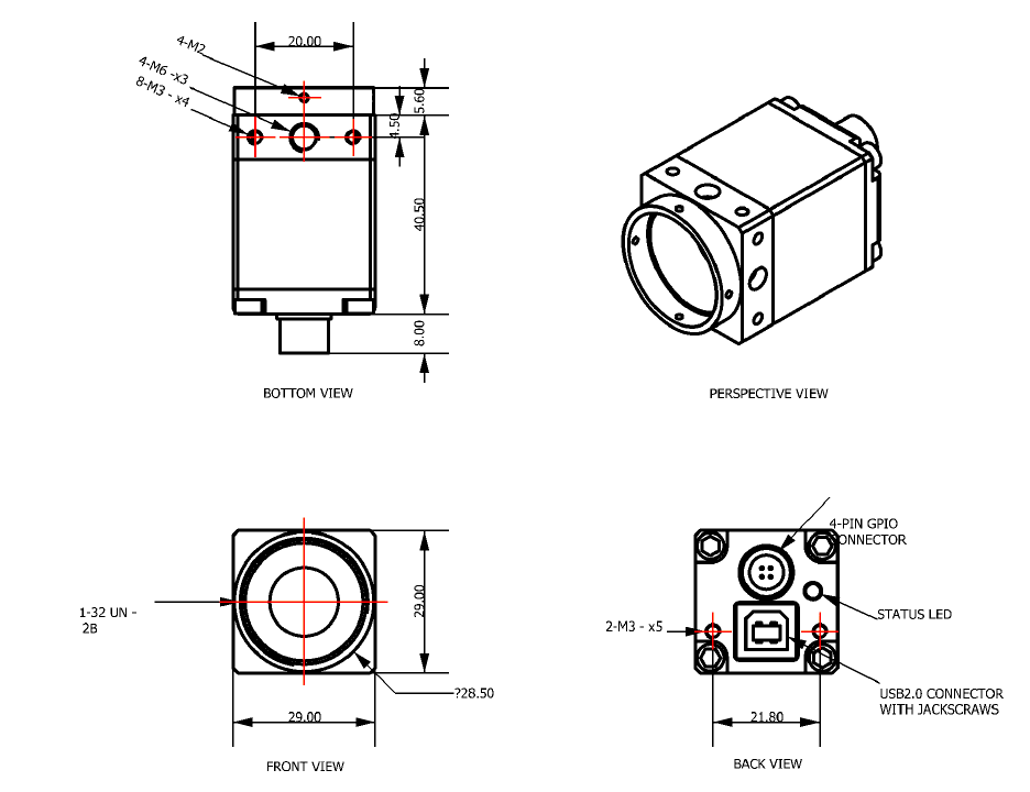 USB2.0 compatible camera with free measurement software: Related image