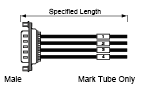 Serial Discrete Wire Cable with D-Sub Hooded Connector (with Misumi Original Connector):Related Image