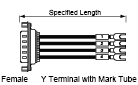 Serial Discrete Wire Cable with D-Sub Hooded Connector (with Misumi Original Connector):Related Image