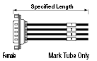 Serial Discrete Wire Cable without D-Sub Hooded Connector (with DDK Connectors):Related Image