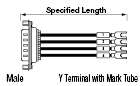 Serial Discrete Wire Cable without D-Sub Hooded Connector (with DDK Connectors):Related Image