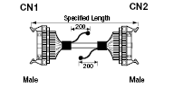 MIL Connector Round Cable (with Hirose Electric Connectors):Related Image