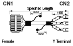 MIL Connector Round Cable (with Hirose Electric Connectors):Related Image