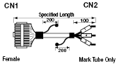 MIL Connector Round Cable (with Hirose Electric Connectors):Related Image