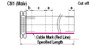 Centronics Connector Flat Cable (with DDK Connectors):Related Image