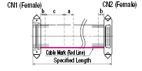 Centronics Connector Flat Cable (with DDK Connectors):Related Image