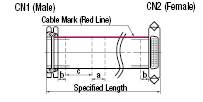 Centronics Connector Flat Cable (with DDK Connectors):Related Image