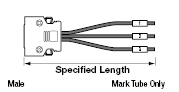 IEEE1284 (MDR) Discrete Wire Cable (with 3M Connector):Related Image