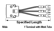 IEEE1284 (MDR) Discrete Wire Cable (with 3M Connector):Related Image