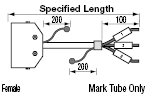 MR Connector Round Cable (with Honda Tsushin Kogyo Connectors):Related Image