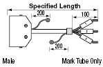 MR Connector Round Cable (with Honda Tsushin Kogyo Connectors):Related Image