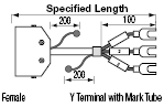 MR Connector Round Cable (with Honda Tsushin Kogyo Connectors):Related Image