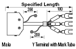 MR Connector Round Cable (with Honda Tsushin Kogyo Connectors):Related Image