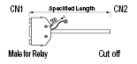 MR Extension Round Cable (with Honda Tsushin Kogyo Connectors):Related Image