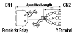 MR Extension Round Cable (with Honda Tsushin Kogyo Connectors):Related Image