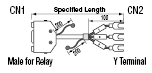 MR Extension Round Cable (with Honda Tsushin Kogyo Connectors):Related Image