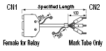 MR Extension Round Cable (with Honda Tsushin Kogyo Connectors):Related Image