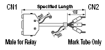 MR Extension Round Cable (with Honda Tsushin Kogyo Connectors):Related Image