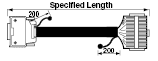 1-to-1 Branch Cable Adapter (with MISUMI Original Connector):Related Image